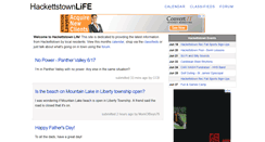 Desktop Screenshot of hackettstownlife.com
